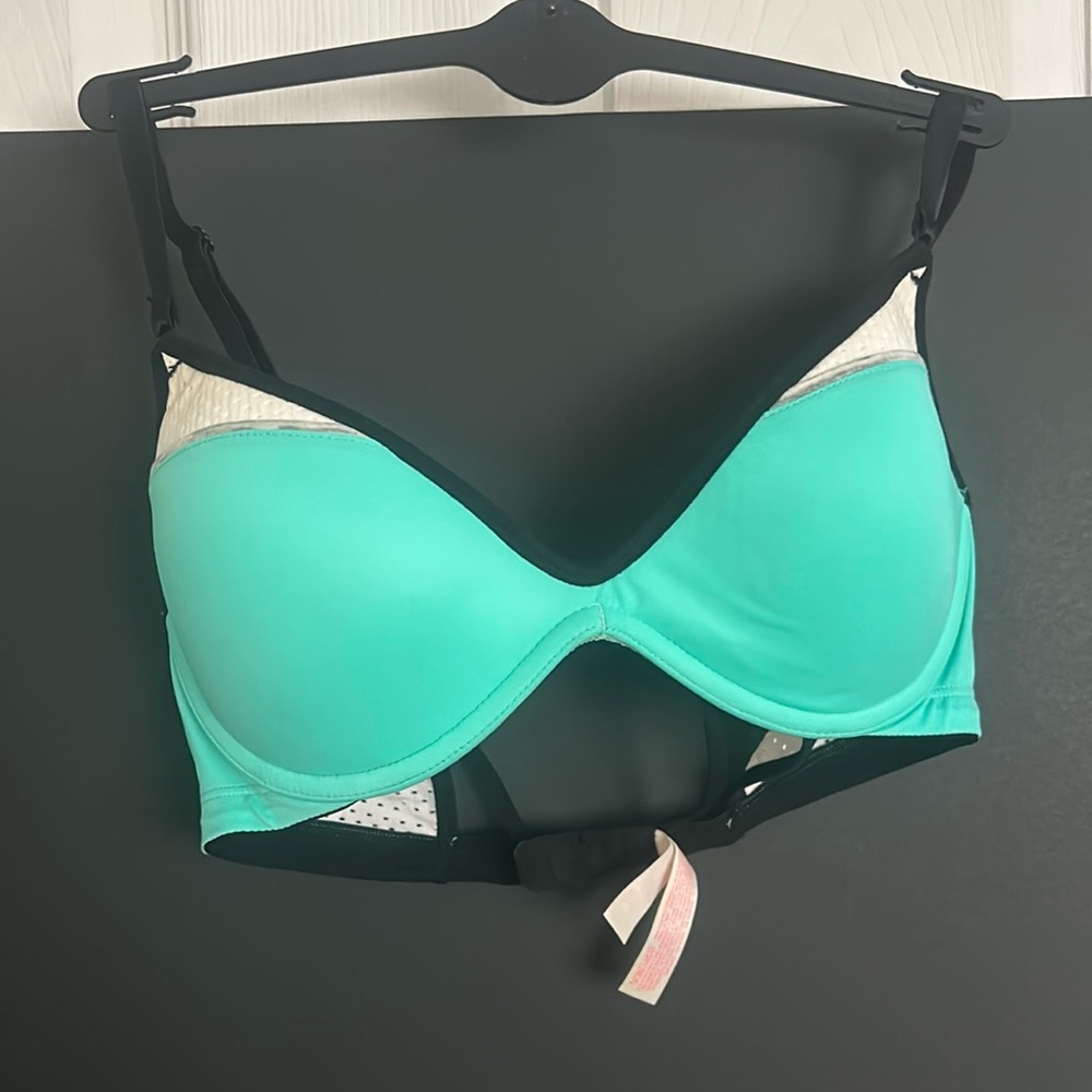 PINK turquoise bra size 32 C